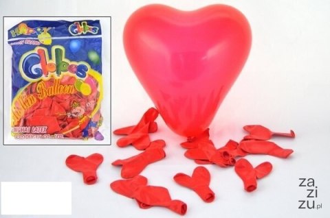 Balony 100szt CZERWONE SERCA BAL-0004 Balony 100szt CZERWONE SERCA BAL-0004