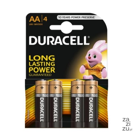 Bateria na blistrze 4szt. DURACELL | LR6 Bateria na blistrze 4szt. DURACELL | LR6