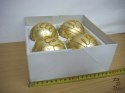 Bombki 4szt - dekorowane 8cm D04080