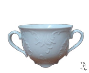 Bulionówka 17szt. biała porcelana 330ml Chodzież Bulionówka 17szt. biała porcelana 330ml Chodzież