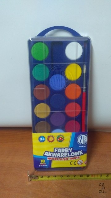 Farbki akwarelowe 18szt. ASTRA | 0236 Farbki akwarelowe 18szt. ASTRA | 0236