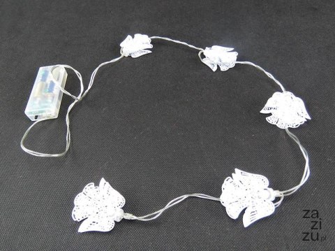 Girlanda lampki led na baterie ANIOŁKI metalowe 1m | 438776 Girlanda lampki led na baterie ANIOŁKI metalowe 1m | 438776