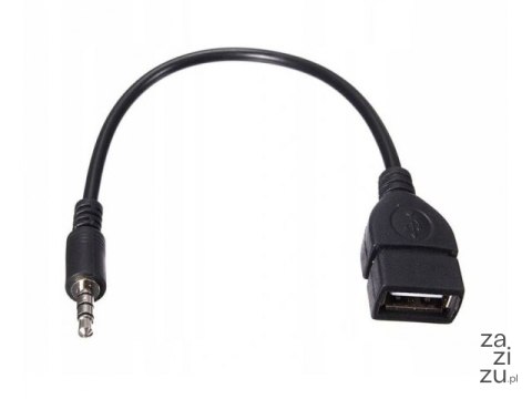 Kabel adapter AUX mini jack 3,5 mm USB 5szt - MP002 Kabel adapter AUX mini jack 3,5 mm USB 5szt - MP002