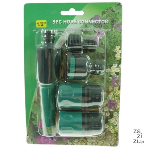 Końcówki do węża ogrodowego 1/2 pistolet 5szt 960050 Końcówki do węża ogrodowego 1/2 pistolet 5szt 960050