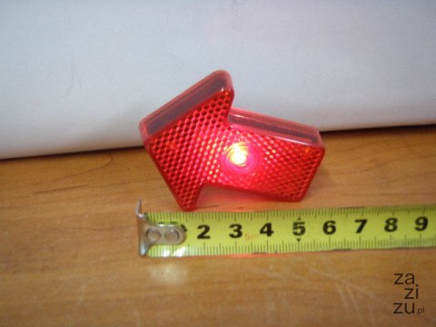 Odblask/lampka 3szt. świecąco-mrugająca na klips | V6463-05 Odblask/lampka 3szt. świecąco-mrugająca na klips | V6463-05