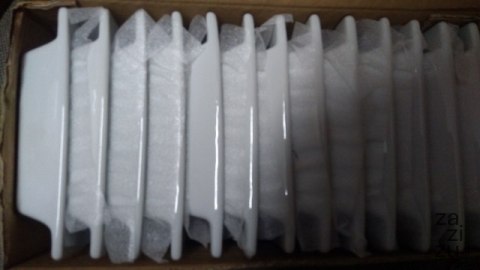 Popielniczka 12x10 biała porcelana 12szt 5D04 Popielniczka 12x10 biała porcelana 12szt 5D04