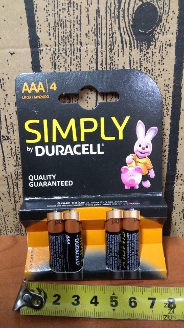 Baterie alkaliczne 4szt. DURACELL | LR03 Baterie alkaliczne 4szt. DURACELL | LR03