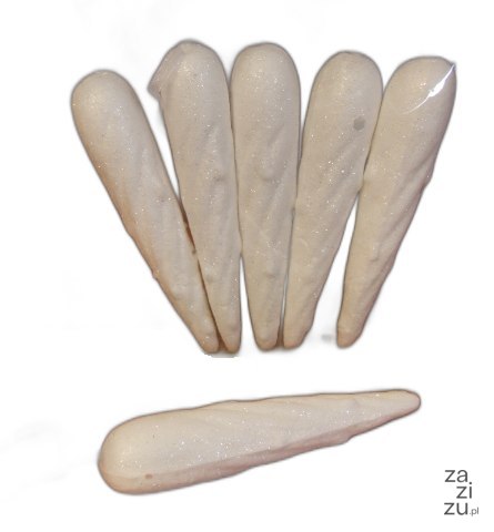 Bombki styropianowe 6szt. sople lodu | MYX4011 Bombki styropianowe 6szt. sople lodu | MYX4011