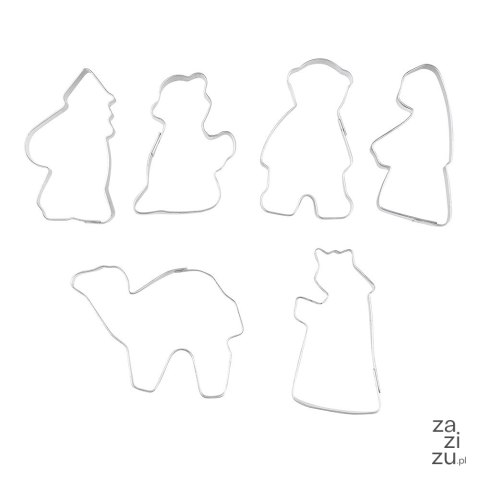 Foremki wykrawacze Boże Narodzenie 6szt. | 001940 Foremki wykrawacze Boże Narodzenie 6szt. | 001940