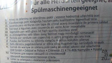Garnek ze stali nierdzewnej z pokrywką SSW BIG 20l | 400127 fi-30 VITALO Garnek ze stali nierdzewnej z pokrywką SSW BIG 20l | 400127 fi-30 VITALO