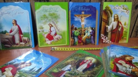 Karnet 25szt WIELKANOC RELIGIJNY
