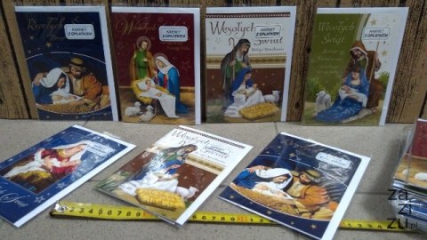 Karnet 25szt. z opłatkiem RELIGIJNY Karnet 25szt. z opłatkiem RELIGIJNY