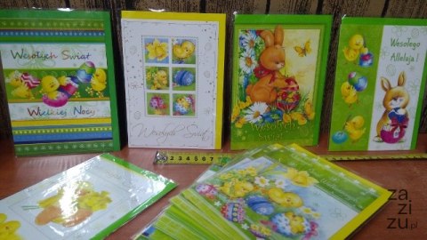 Karnet + koperta 25szt. WIELKANOC OGÓLNY Karnet + koperta 25szt. WIELKANOC OGÓLNY