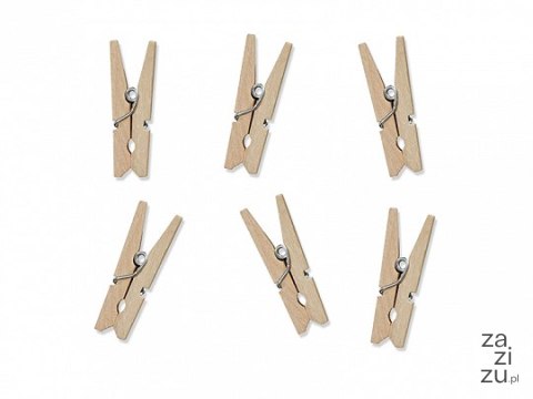 Klamerki naturalne 20szt. 3cm | KLD-100 Klamerki naturalne 20szt. 3cm | KLD-100