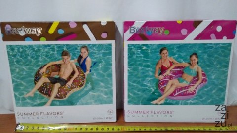 Koło do pływania 107cm ugryziony donut BESTWAY | 36118 Koło do pływania 107cm ugryziony donut BESTWAY | 36118