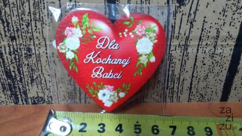 Magnes SERCE BABCIA, 6,5 x 6,5 Magnes SERCE BABCIA, 6,5 x 6,5