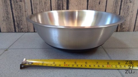 Miska nierdzewna z antypoślizgowym dnem 28cm Miska nierdzewna z antypoślizgowym dnem 28cm