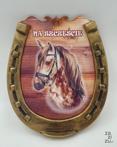 Podkowa na szczęście KOŃ 15,5 x 18,5 cm nr. 94 Podkowa na szczęście KOŃ 15,5 x 18,5 cm nr. 94