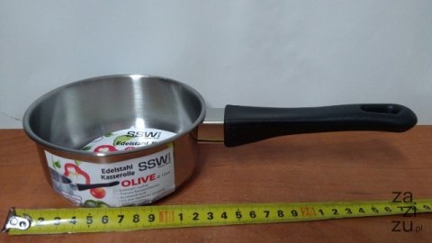 Rondel stalowy 12cm z rączką OLIVE 431113 Rondel stalowy 12cm z rączką OLIVE 431113