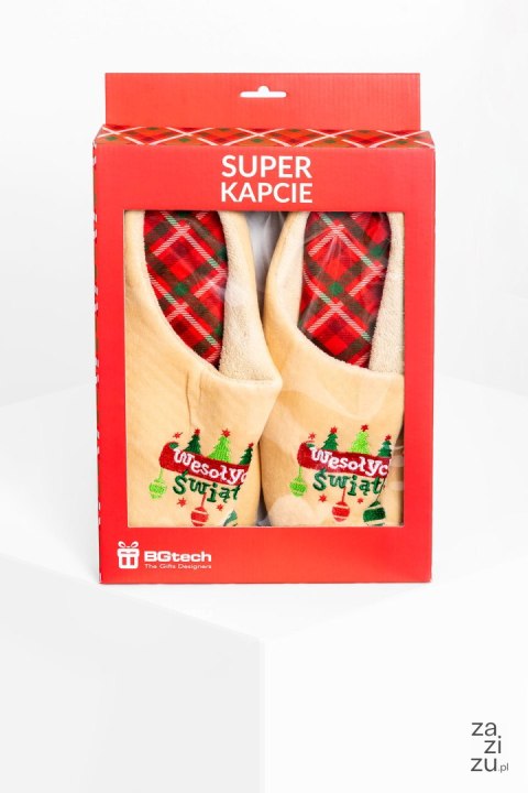 Super kapcie WESOŁYCH ŚWIĄT Super kapcie WESOŁYCH ŚWIĄT
