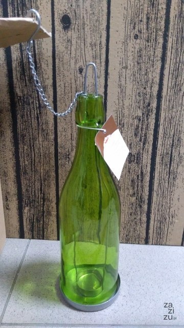 Świecznik na tea light 6szt BUTELKA 31cm Świecznik na tea light 6szt BUTELKA 31cm