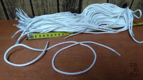 Sznurowadła 25par BIAŁE 70cm Sznurowadła 25par BIAŁE 70cm