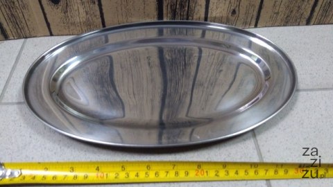 Taca nierdzewna owalna 34x21,5cm Taca nierdzewna owalna 34x21,5cm