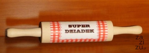Wałek do ciasta SUPER DZIADEK 41 cm | P787W3 Wałek do ciasta SUPER DZIADEK 41 cm | P787W3