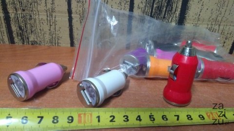 Wtyczka 5szt. samochodowa usb Wtyczka 5szt. samochodowa usb