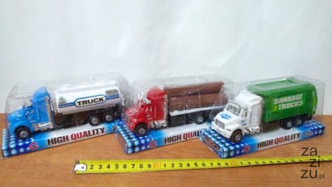 Auto tir z napędem w kloszu 19cm Auto tir z napędem w kloszu 19cm
