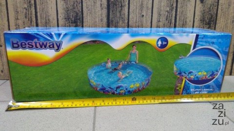 Basen rozporowy 2,44m x h46cm BESTWAY | 55031 Basen rozporowy 2,44m x h46cm BESTWAY | 55031