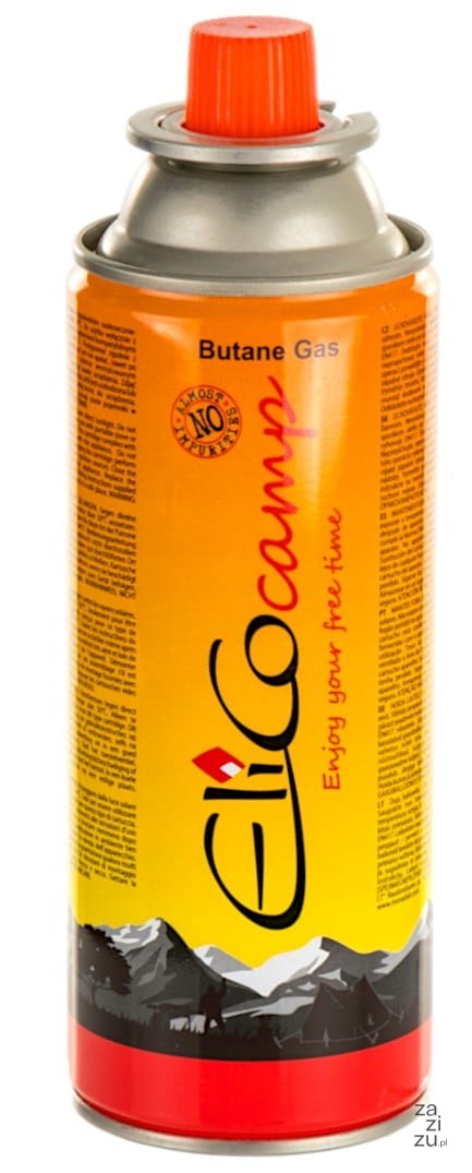 Gaz 4szt do kuchenek turystycznych 393ml. ELICO COMP Gaz 4szt do kuchenek turystycznych 393ml. ELICO COMP