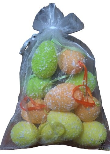 Jajka zawieszka 12szt w worku PASTELE LT00298 Jajka zawieszka 12szt w worku PASTELE LT00298
