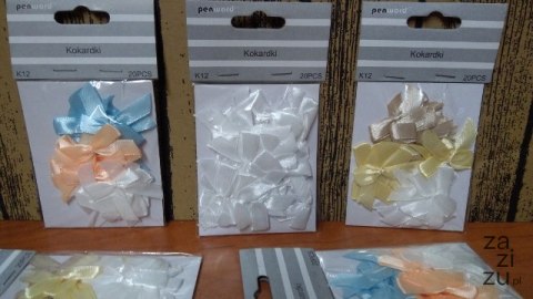 Kokardki ozdobne 20szt. mix | K12 Kokardki ozdobne 20szt. mix | K12