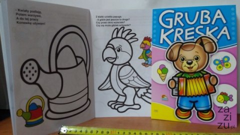 Kolorowanka GRUBA KRESKA Kolorowanka GRUBA KRESKA