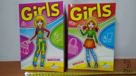 Kolorowanka + naklejki GIRLS Kolorowanka + naklejki GIRLS