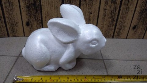 Królik styropianowy 26x12x18cm Królik styropianowy 26x12x18cm