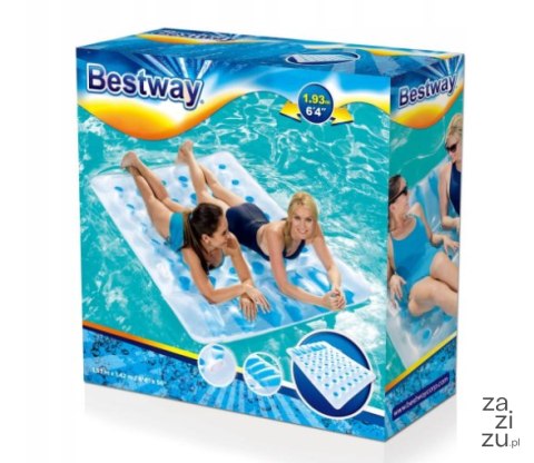 Materac dmuchany 1,93x1,42cm DWUOSOBOWY BESTWAY 43055 Materac dmuchany 1,93x1,42cm DWUOSOBOWY BESTWAY 43055