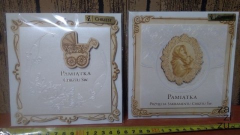 Pamiątka CHRZTU ŚWIĘTEGO DREWNO Pamiątka CHRZTU ŚWIĘTEGO DREWNO