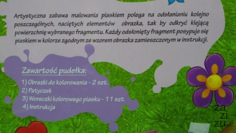 Piaskowe malowanki PIESKI Piaskowe malowanki PIESKI