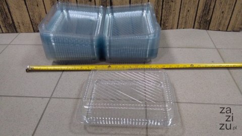Pojemnik plastikowy 50 szt. 27 x 21 x 4 cm Pojemnik plastikowy 50 szt. 27 x 21 x 4 cm