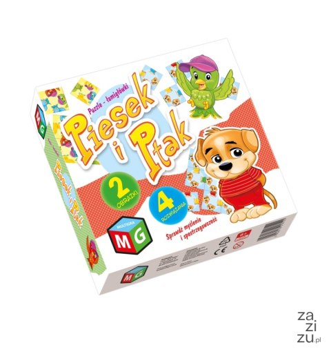 Puzzle i łamigłówki PIESEK I PTAK Puzzle i łamigłówki PIESEK I PTAK