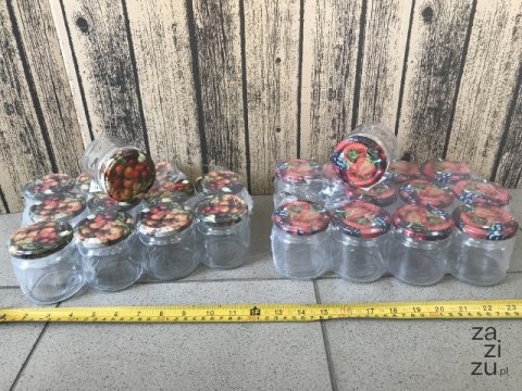 Słoik 212ml + zakrętka 12szt. | T0-212 Słoik 212ml + zakrętka 12szt. | T0-212