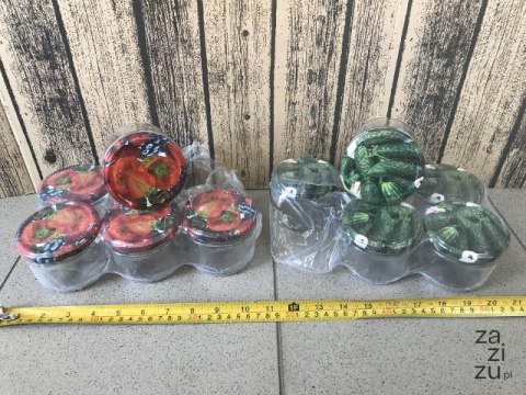 Słoik 235ml + zakrętka 8szt. Słoik 235ml + zakrętka 8szt.