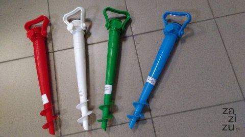 Stojak plastikowy wkręcany na parasol plażowy Stojak plastikowy wkręcany na parasol plażowy