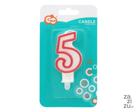 Świeczka urodzinowa ''5'' PF-SCC/5 Świeczka urodzinowa ''5'' PF-SCC/5