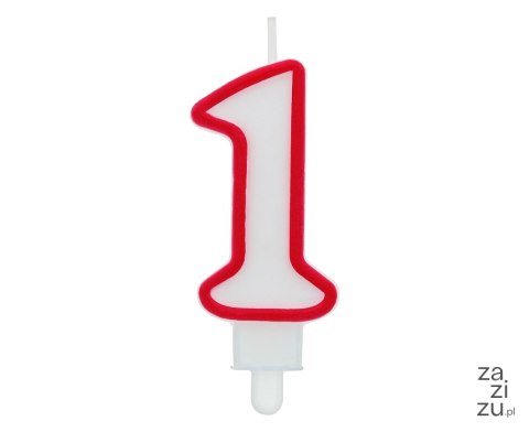 Świeczka urodzinowa CYFRA ''1'' PF-SCC/1 Świeczka urodzinowa CYFRA ''1'' PF-SCC/1