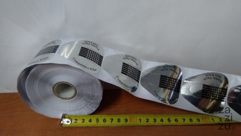 Szablon papierowy do przedłużania paznokci 500szt. | SZA621D-S Szablon papierowy do przedłużania paznokci 500szt. | SZA621D-S