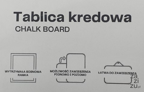 Tablica kredowa 21 x 30 cm Tablica kredowa 21 x 30 cm