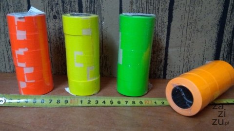 Taśma do metkownicy 22x12 kolor prosta 5szt. MHK Taśma do metkownicy 22x12 kolor prosta 5szt. MHK